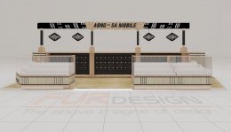 ออกแบบ ร้านมือถือ Aong Sa mobile ห้าง Central แจ้งวัฒนะ กทม.